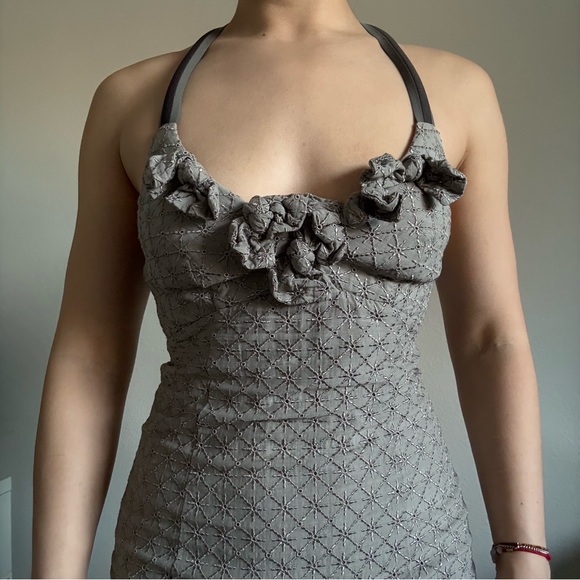 Cop Copine Grey Ruffle Dress - Picture 9 of 16